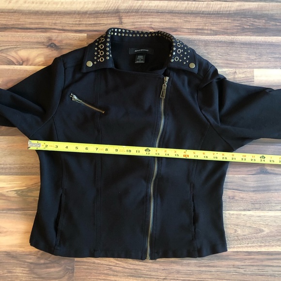 Ashley Stewart moto style jacket - Picture 6 of 9